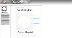 Desktop Screenshot of nanopore.com